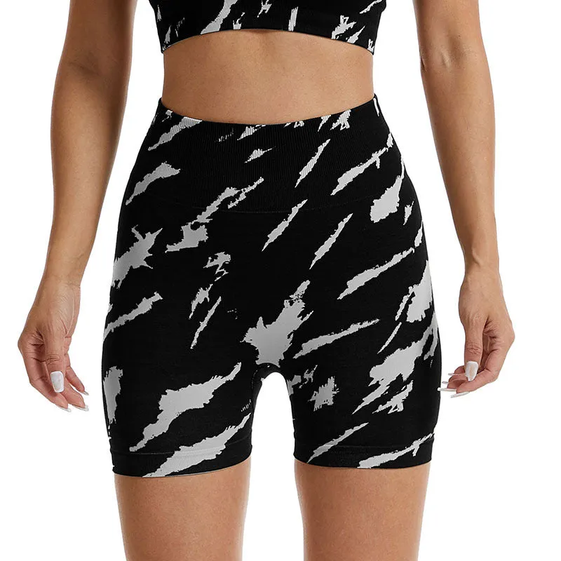 INSTOCK - printed seamless high waist hip camouflage yoga pants &