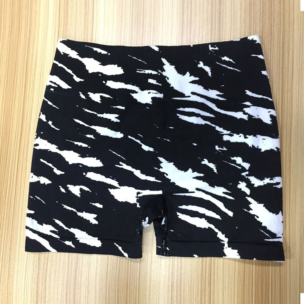 INSTOCK - printed seamless high waist hip camouflage yoga pants &