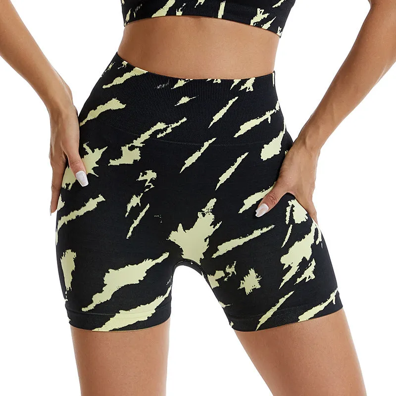 INSTOCK - printed seamless high waist hip camouflage yoga pants &