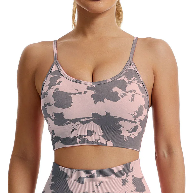 INSTOCK - printed seamless high waist hip camouflage yoga pants &