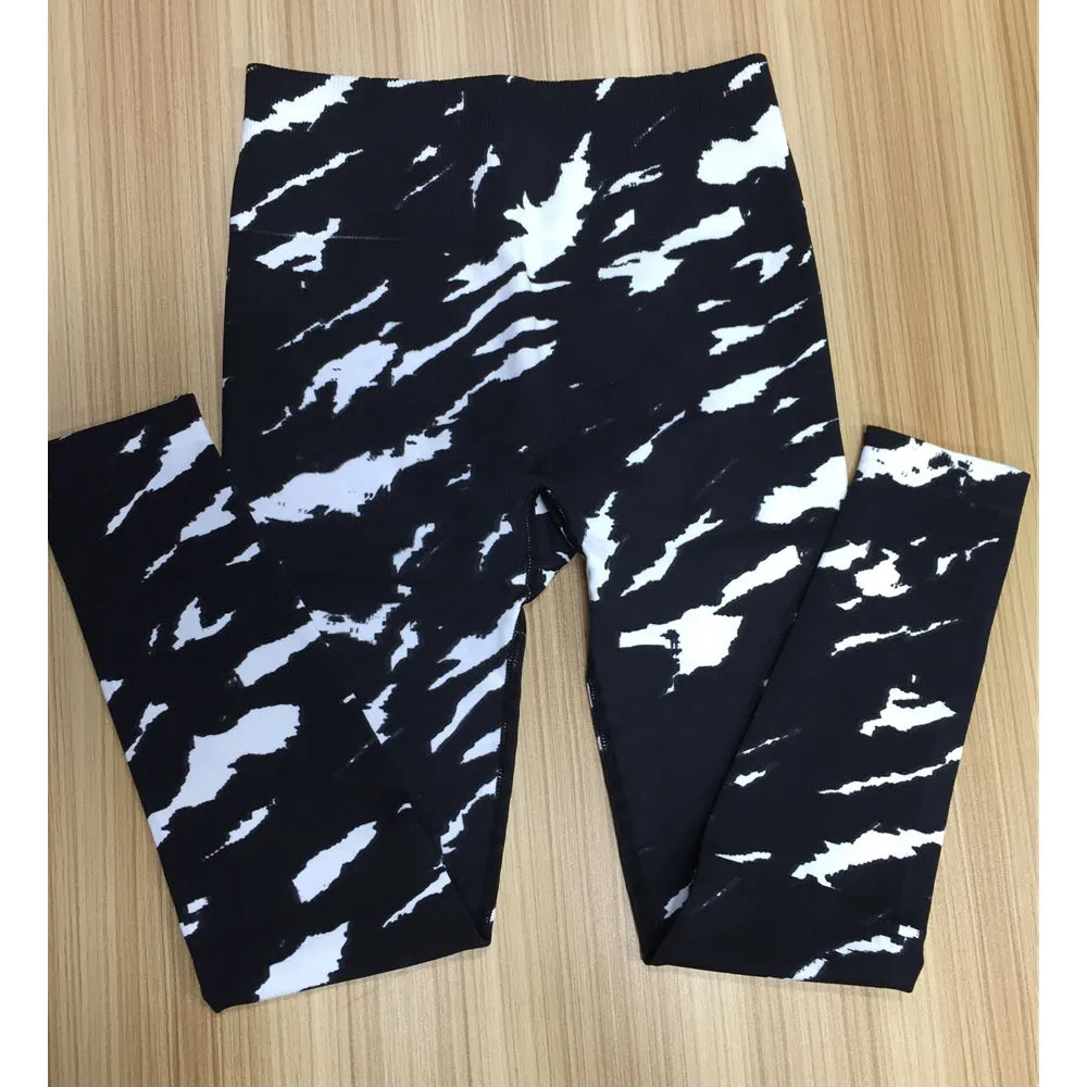 INSTOCK - printed seamless high waist hip camouflage yoga pants &