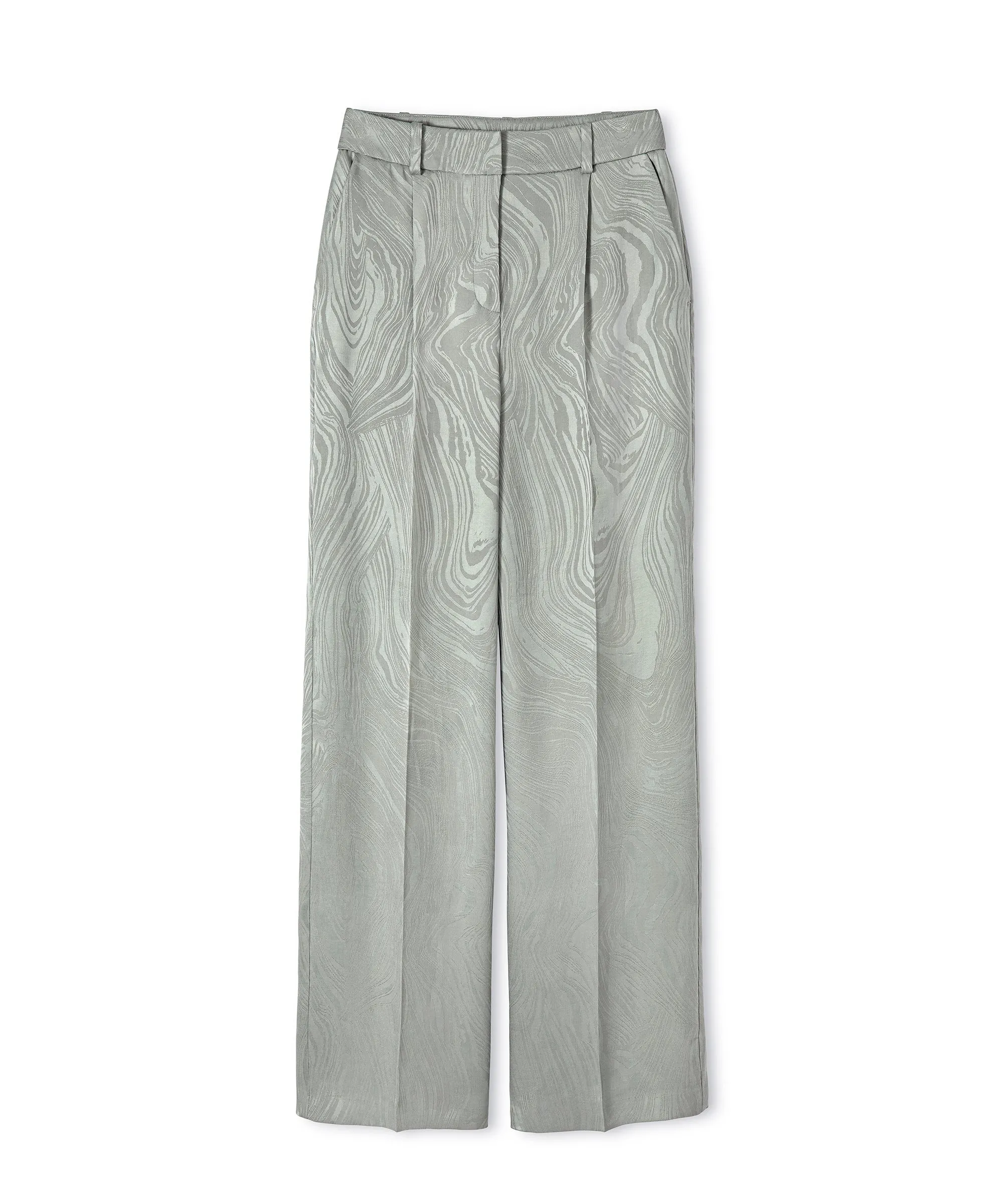 Ipekyol Jacquard Loose Trousers Light Green