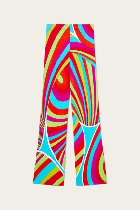 Iride-Print Trousers