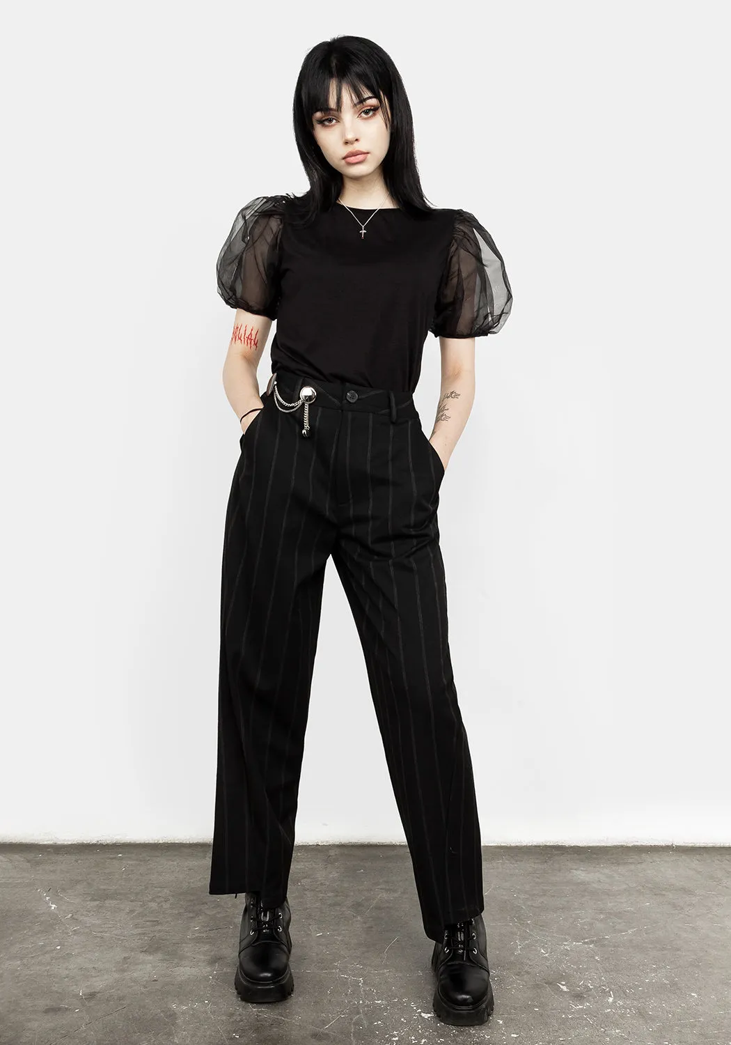 Isabel Pinstripe Pants