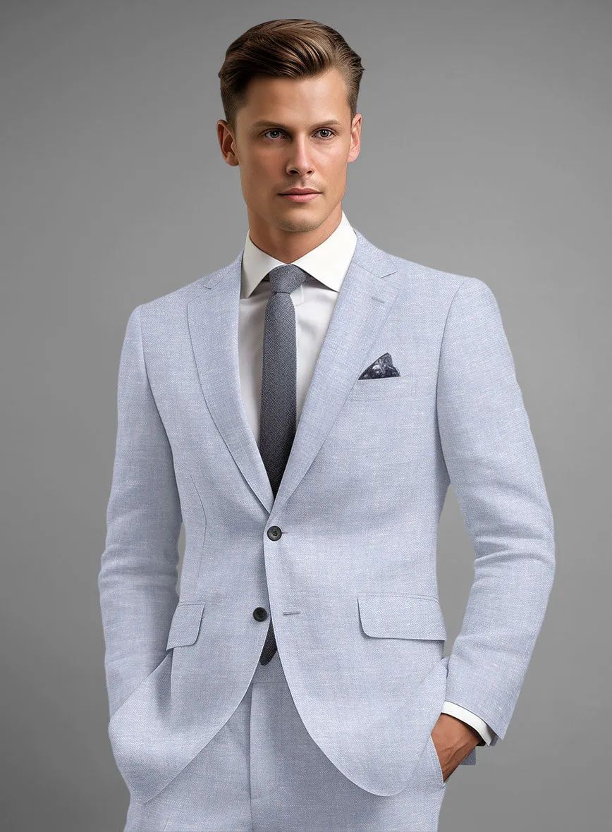 Italian Linen Lavender Mist Suit