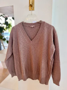 Itk3002 Vneck Sweater - Taupe