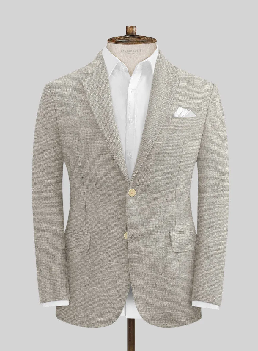 Ivy Beige Linen Suit