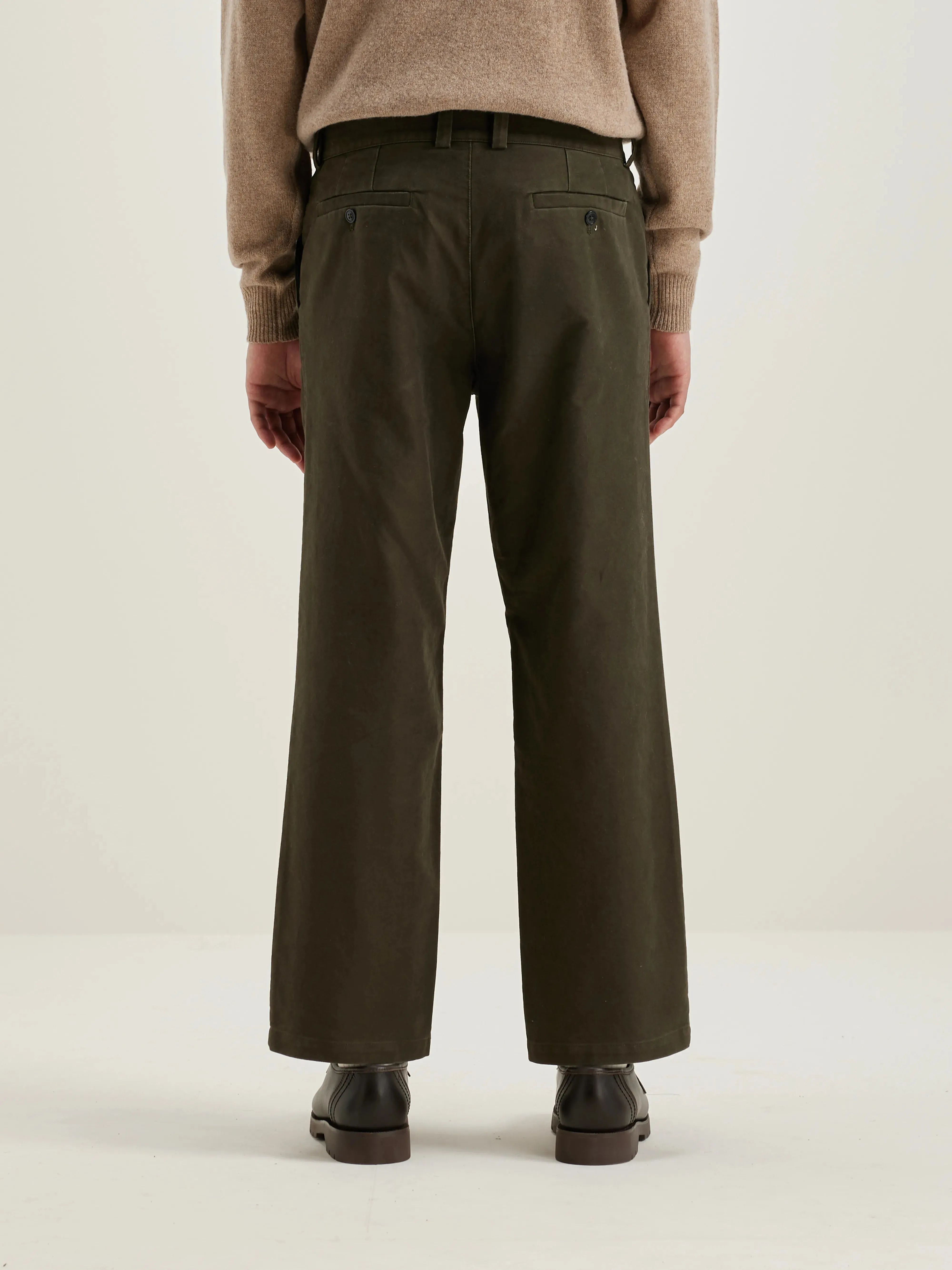 Jaggot straight trousers (242 / M / DARK OLIVE)