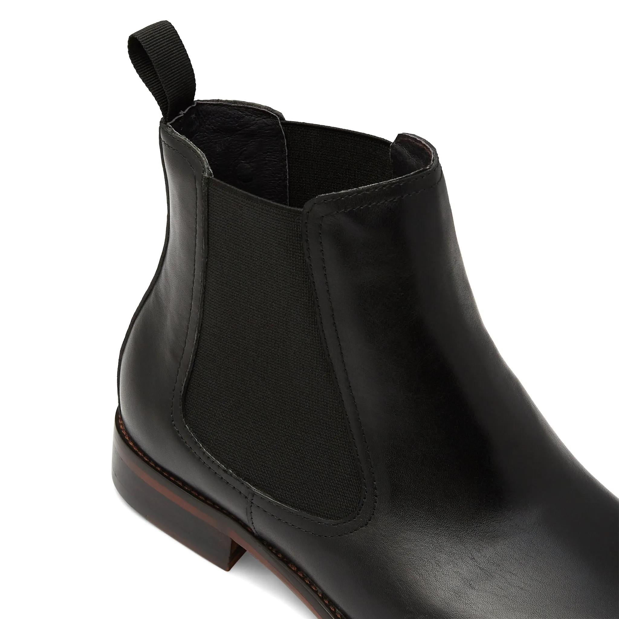 Jason Black Chelsea Boots