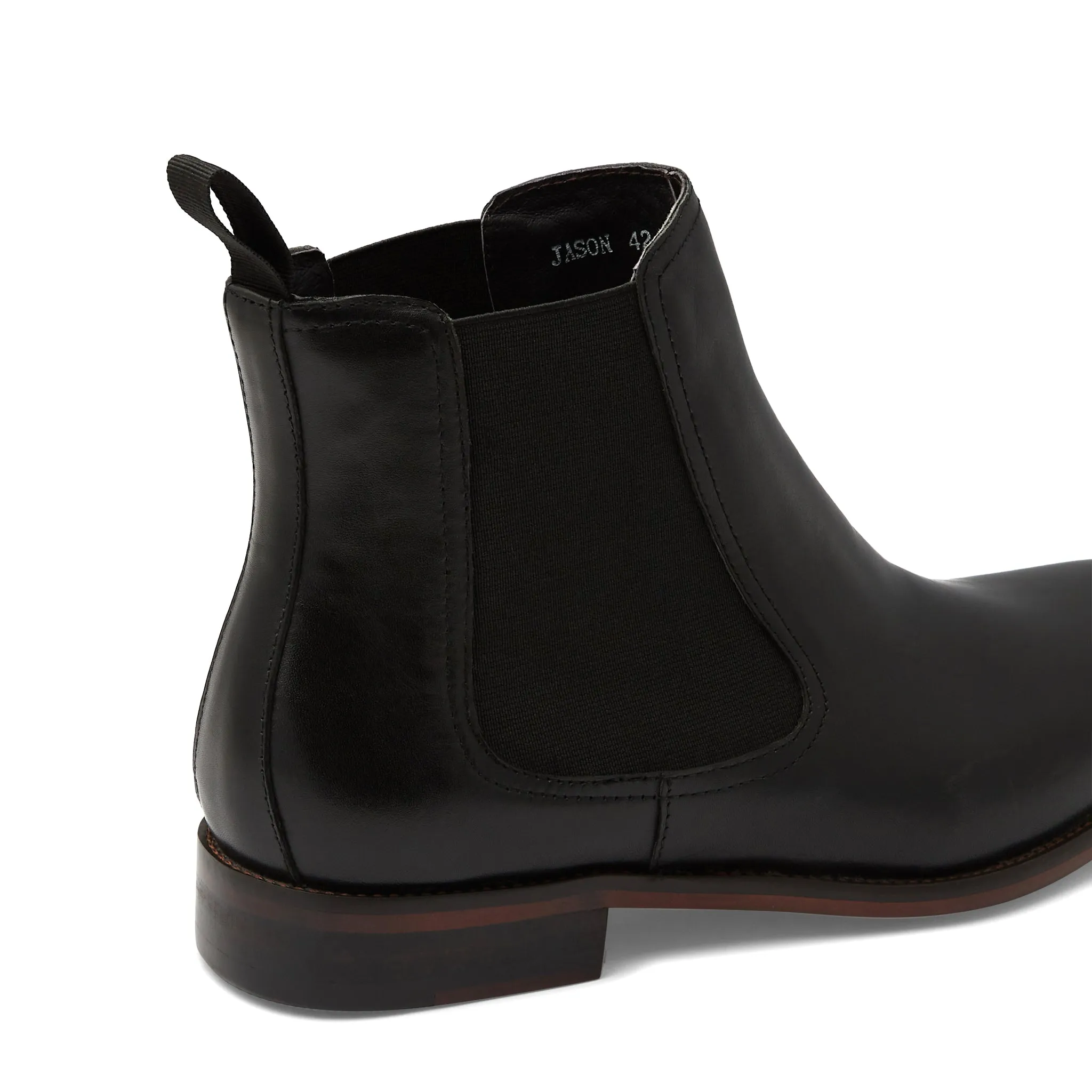 Jason Black Chelsea Boots