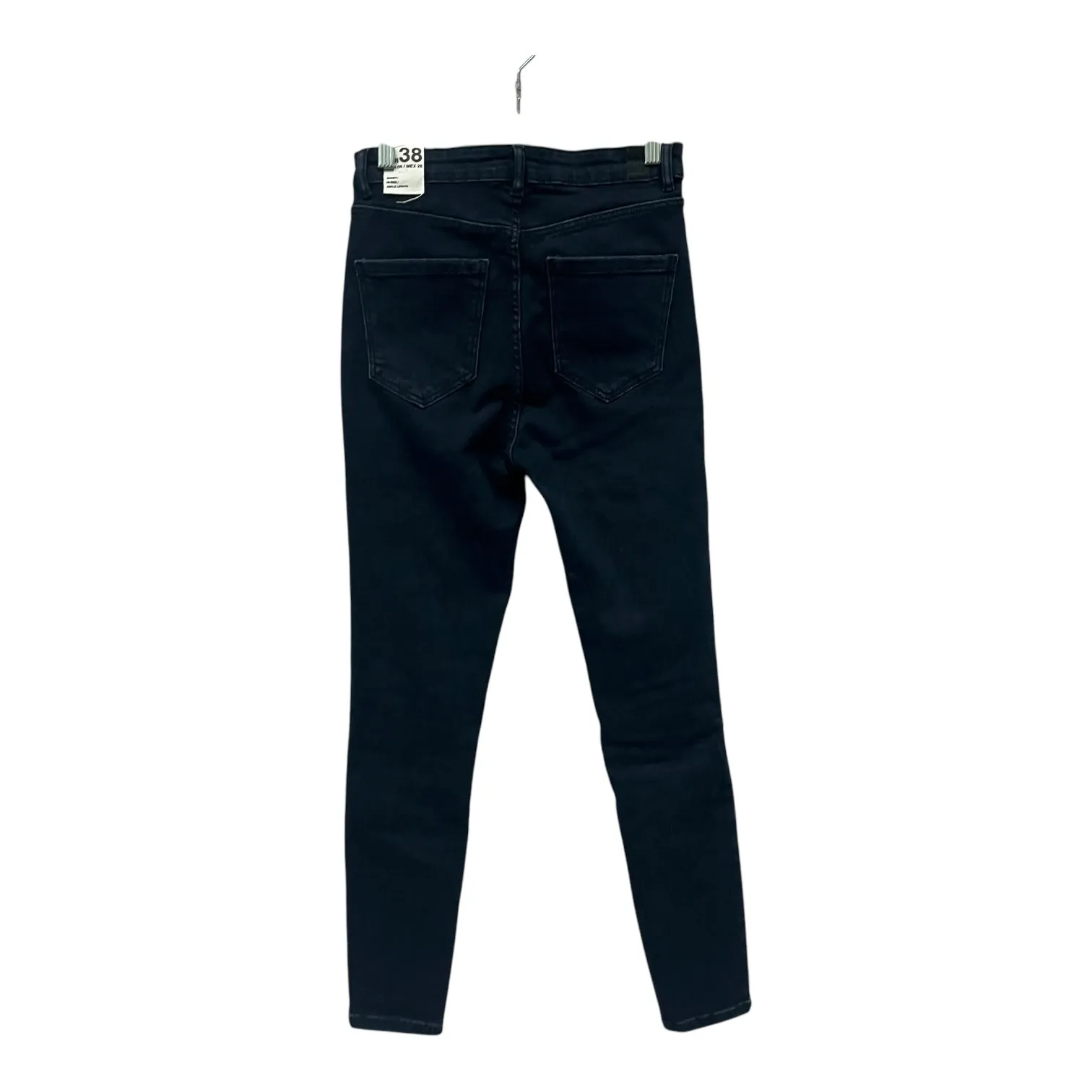 Jeans Skinny By Zara In Blue Denim, Size:6