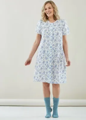 Jenny Short Sleeve Easy-Care Velcro Nightdress