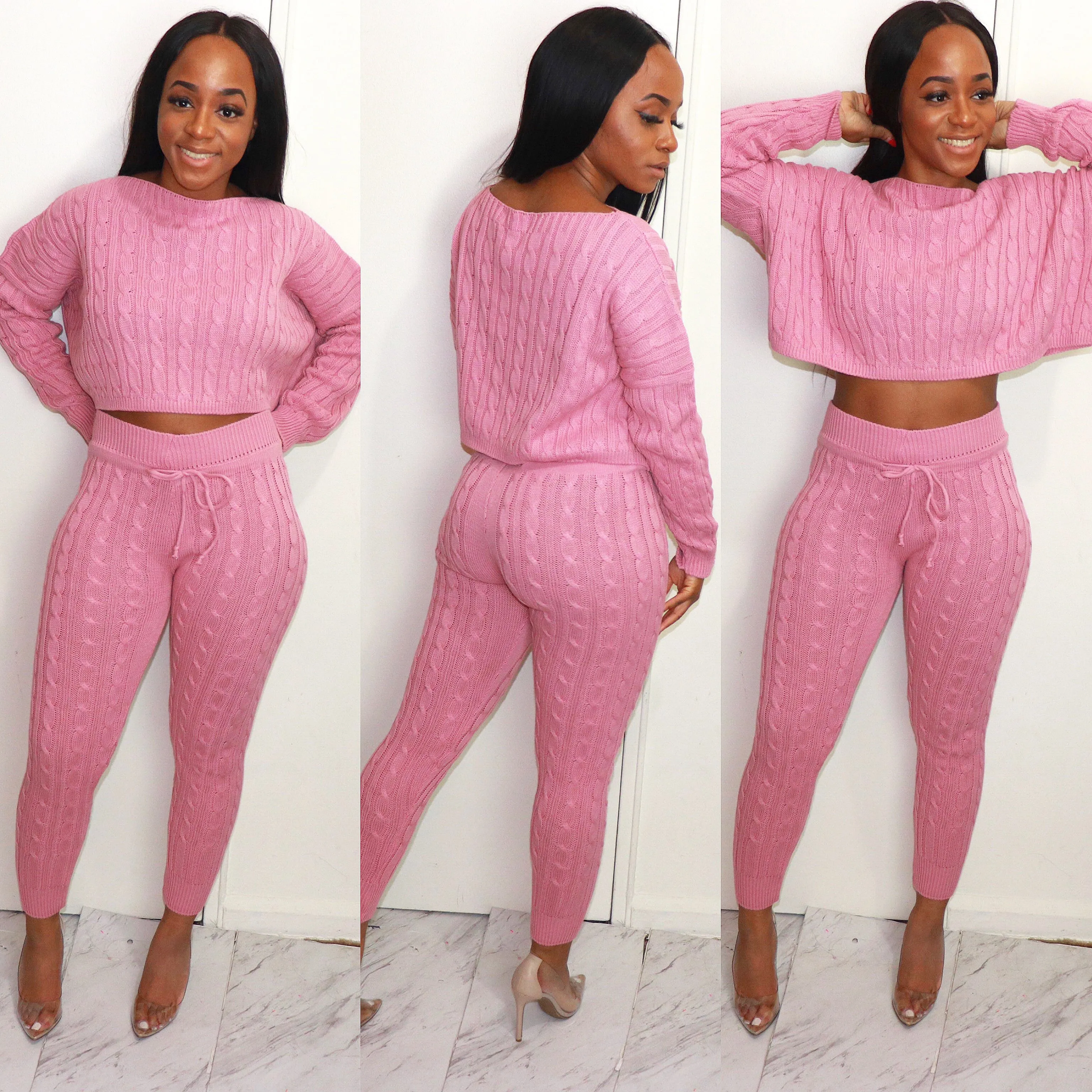 Just Chill Knit Pants Set