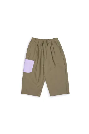 Kids Contrast Pocket Nylon Trouser