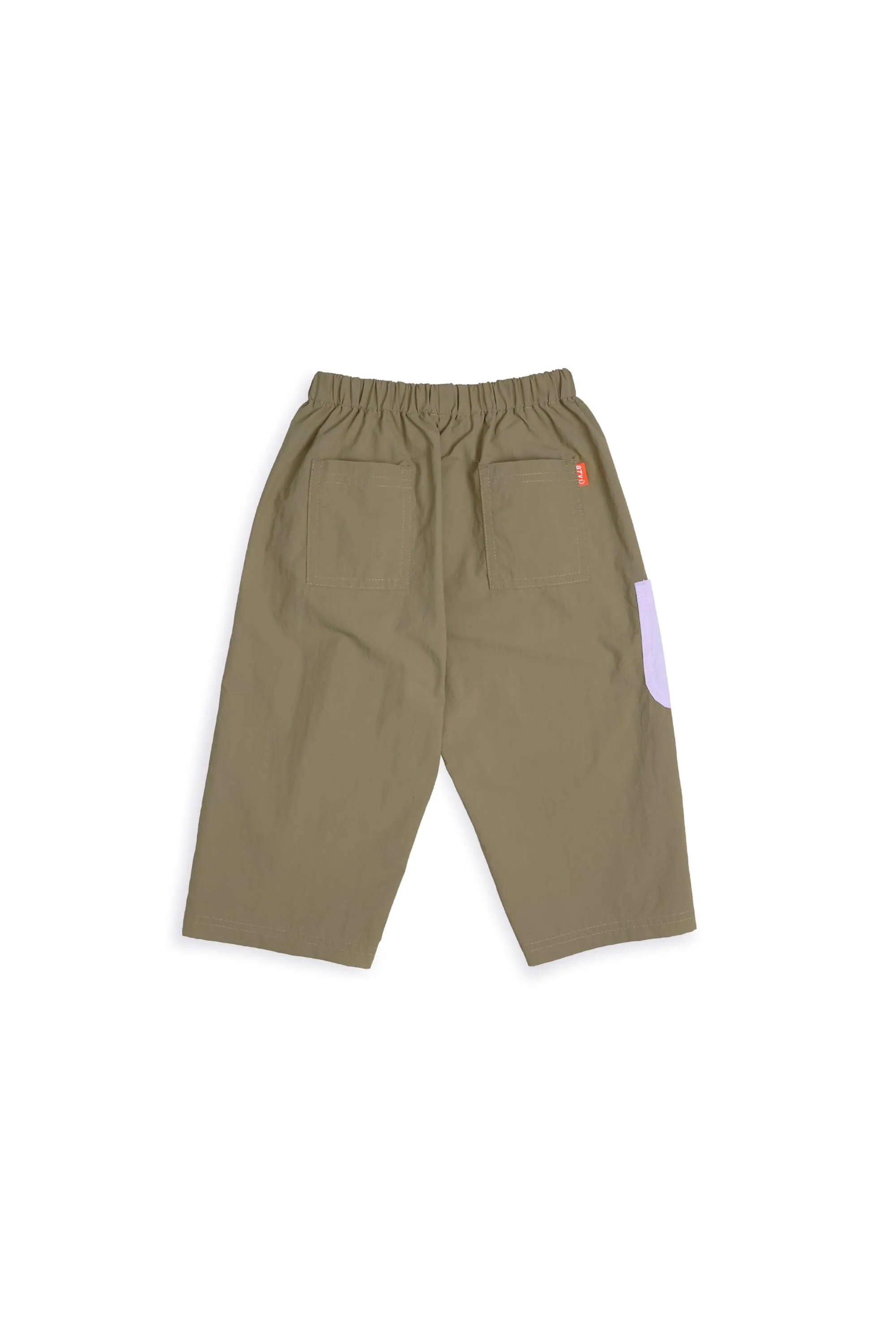 Kids Contrast Pocket Nylon Trouser