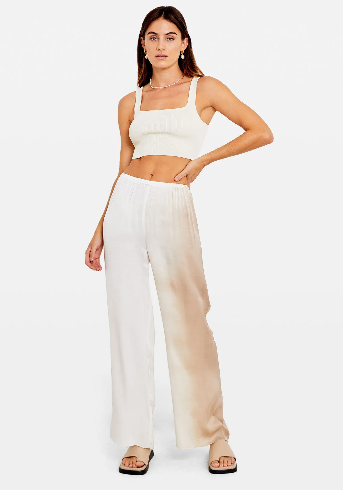 KIMBERLY PANT WHITE HUMUS