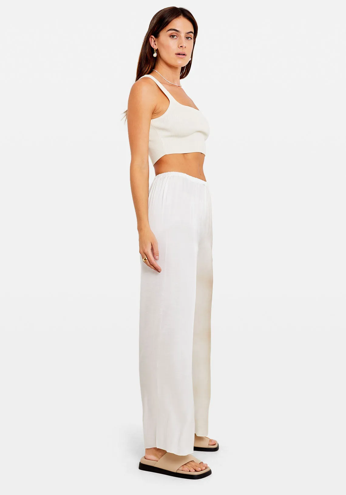 KIMBERLY PANT WHITE HUMUS