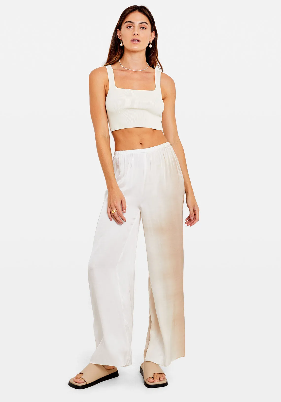 KIMBERLY PANT WHITE HUMUS