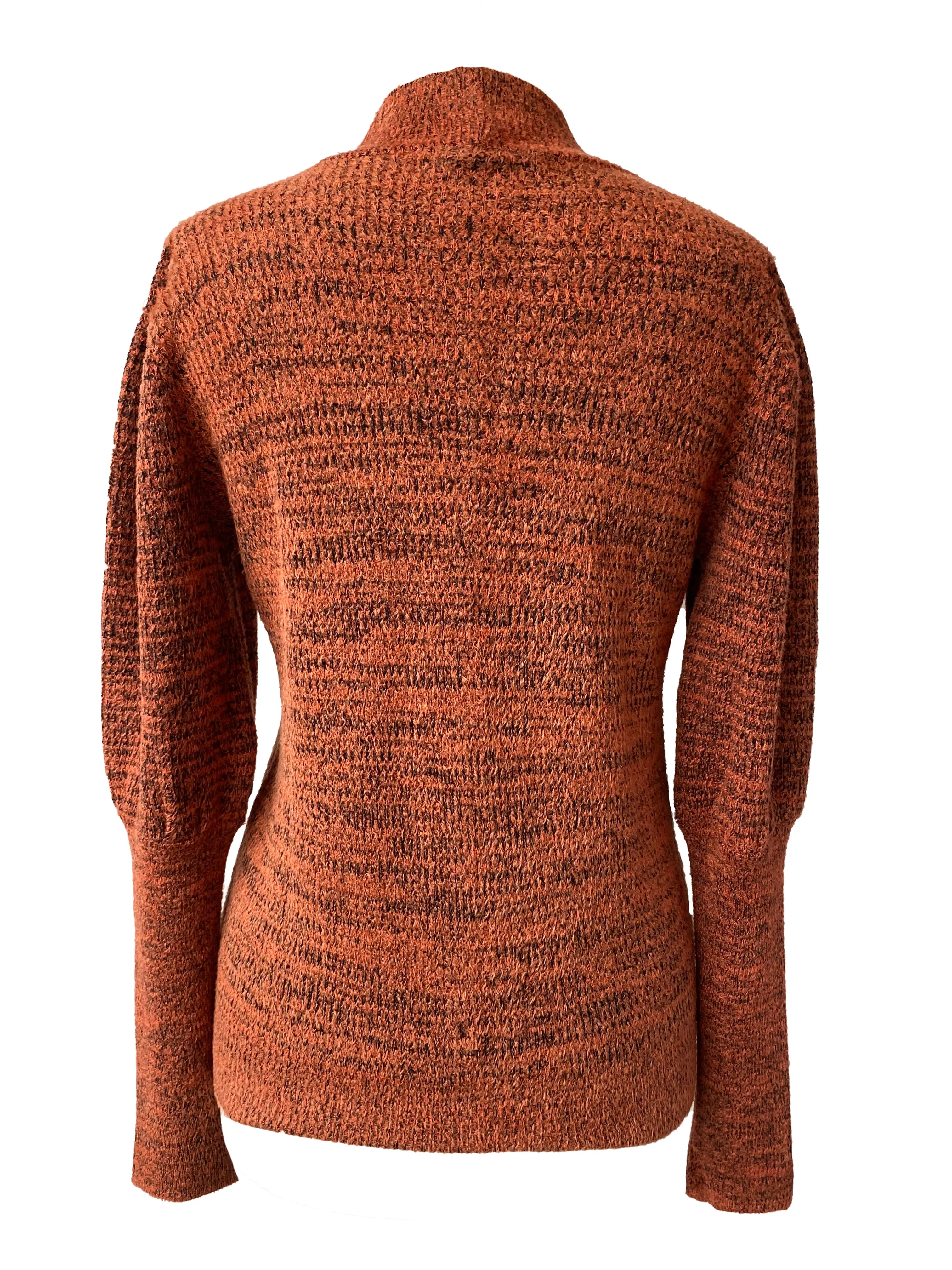 Knit Jumper with Juliet Sleeve in Tiger