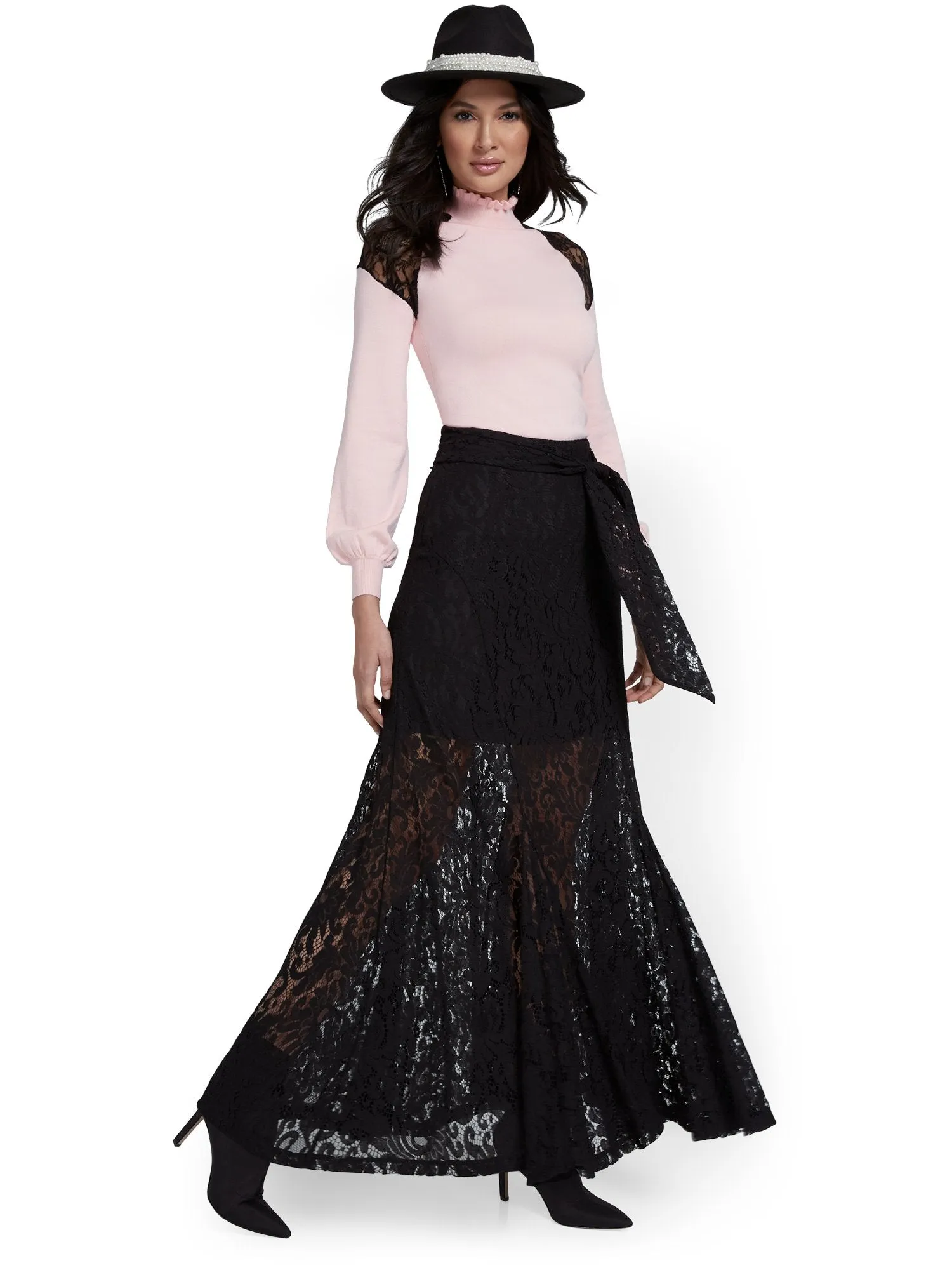 Lace Maxi Skirt