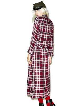 Lazy Grunge Day Duster Dress