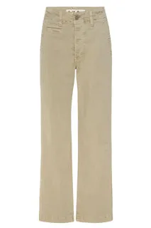 Lillian Crop Chino ~ Khaki