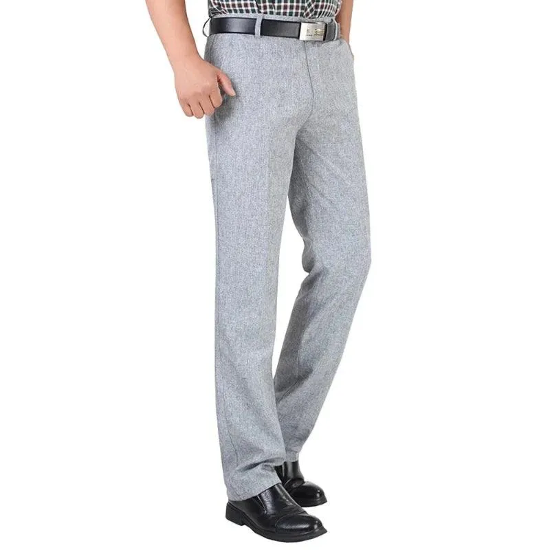 Linen Casual Pants For Men Big Size