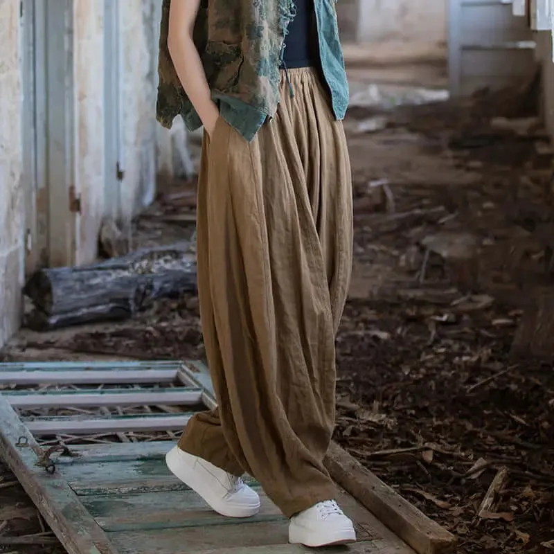 Linen Harem Pants for Women: Comfy Casualwear