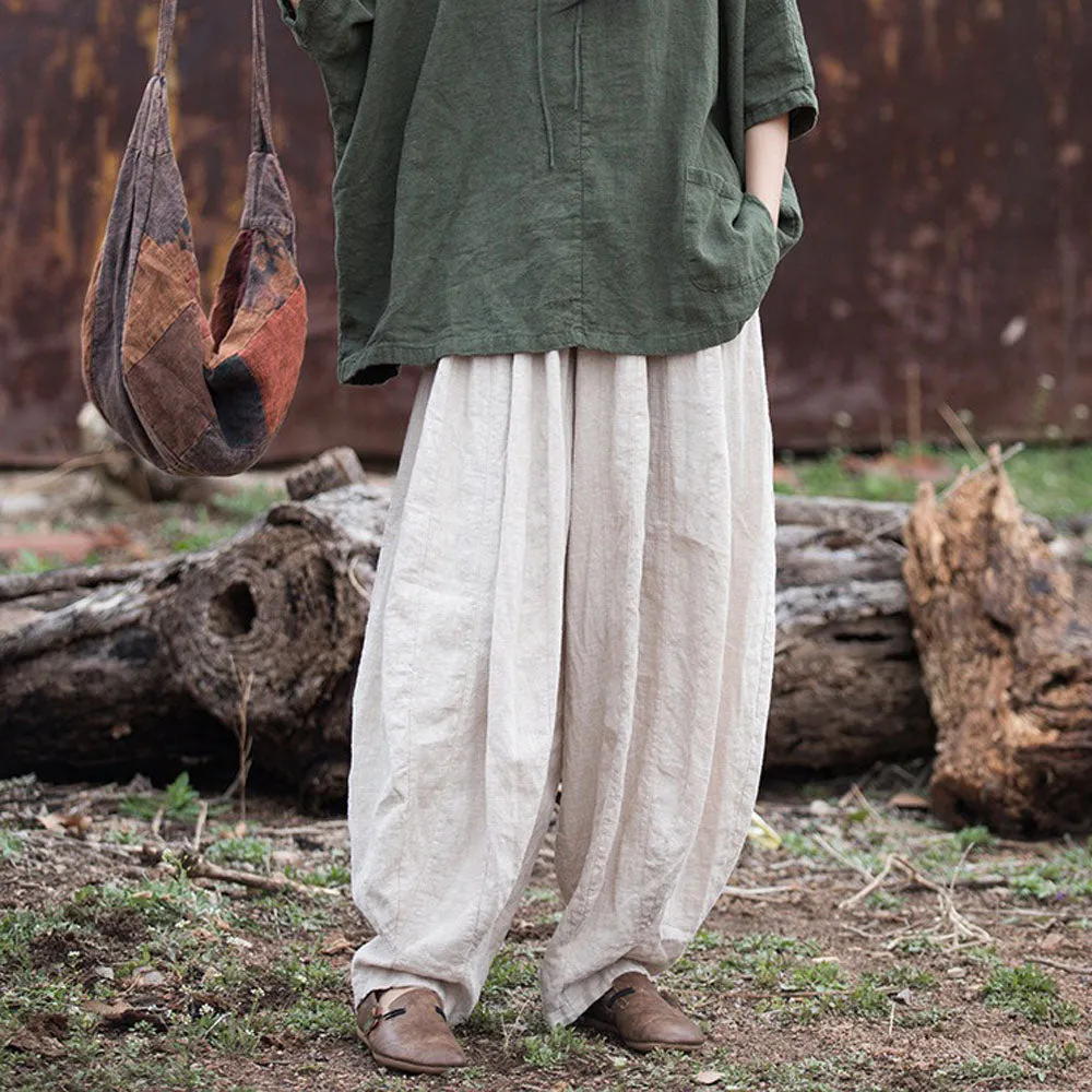 Linen Harem Pants for Women: Comfy Casualwear