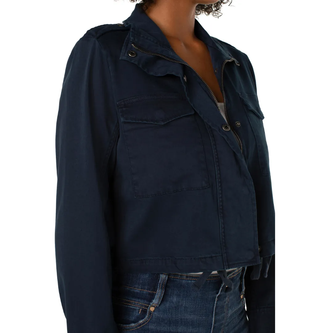 Liverpool Utility Crop Jacket (Federal Navy)