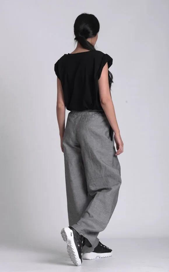 Long Loose Linen Pants