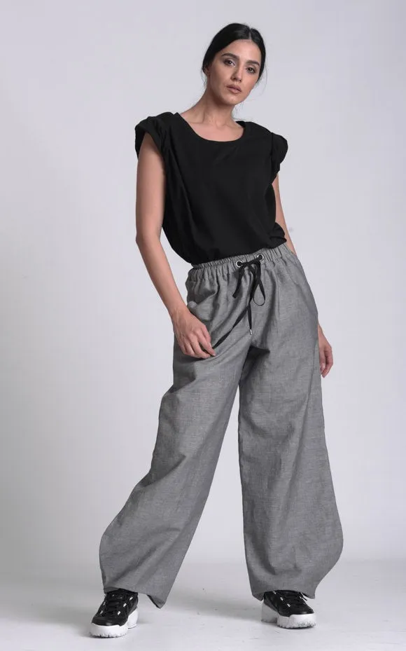 Long Loose Linen Pants