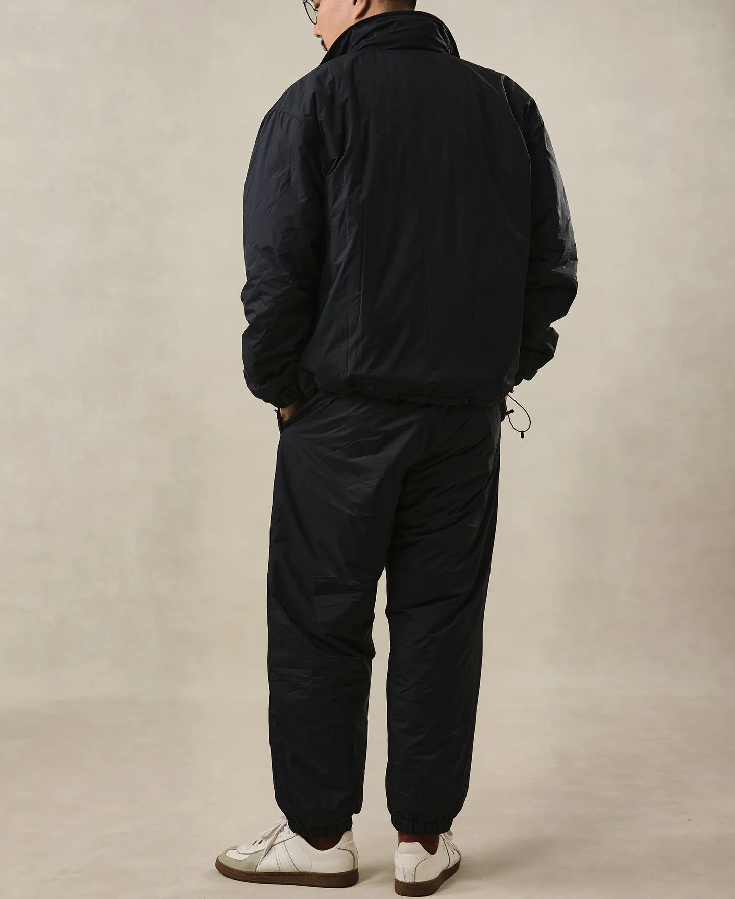 Lot 1010 1980s Padded Nylon Trousers - Black