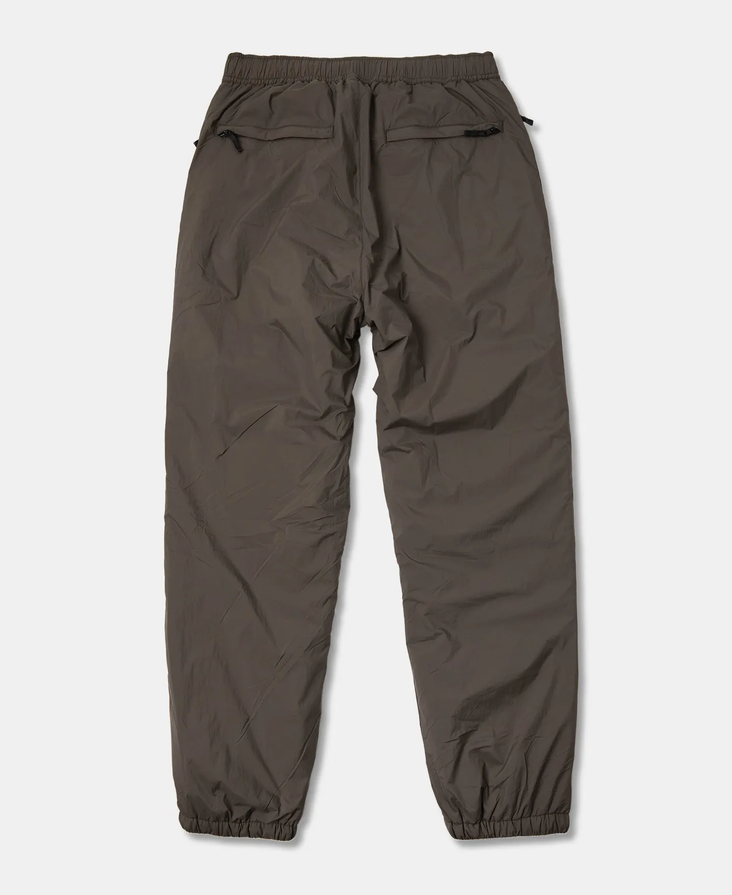 Lot 1010 1980s Padded Nylon Trousers - Brown