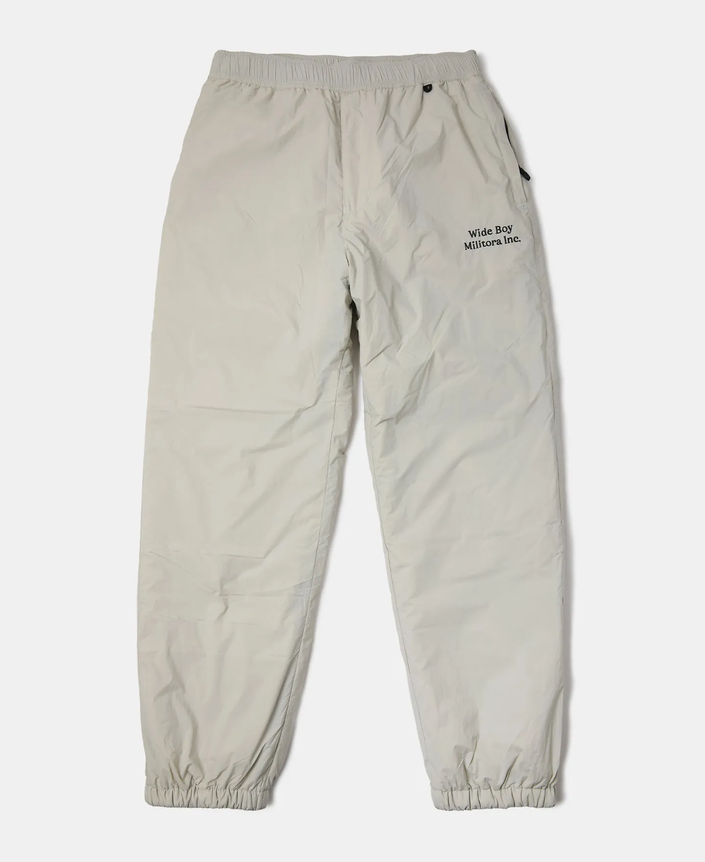 Lot 1010 1980s Padded Nylon Trousers - White