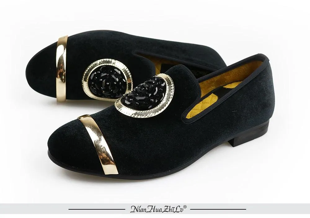 Luxury Handcrafted Velvet Dress Shoes