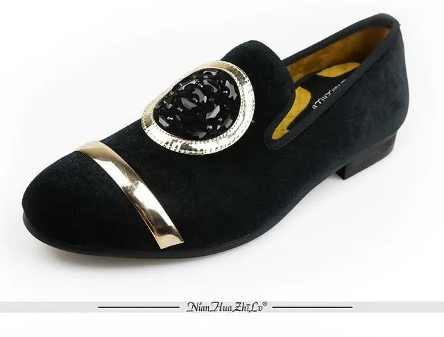 Luxury Handcrafted Velvet Dress Shoes