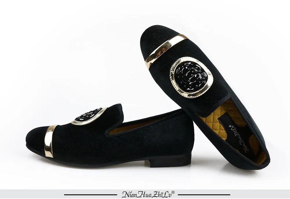 Luxury Handcrafted Velvet Dress Shoes