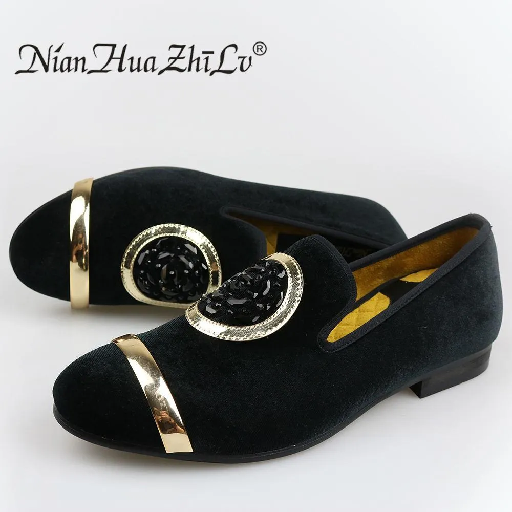 Luxury Handcrafted Velvet Dress Shoes