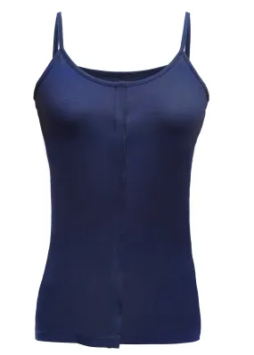 Maria Jersey Velcro Vest - Navy