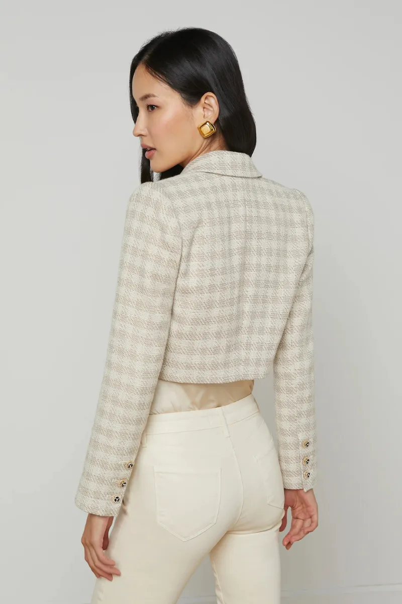 Maura Cropped Tweed Jacket