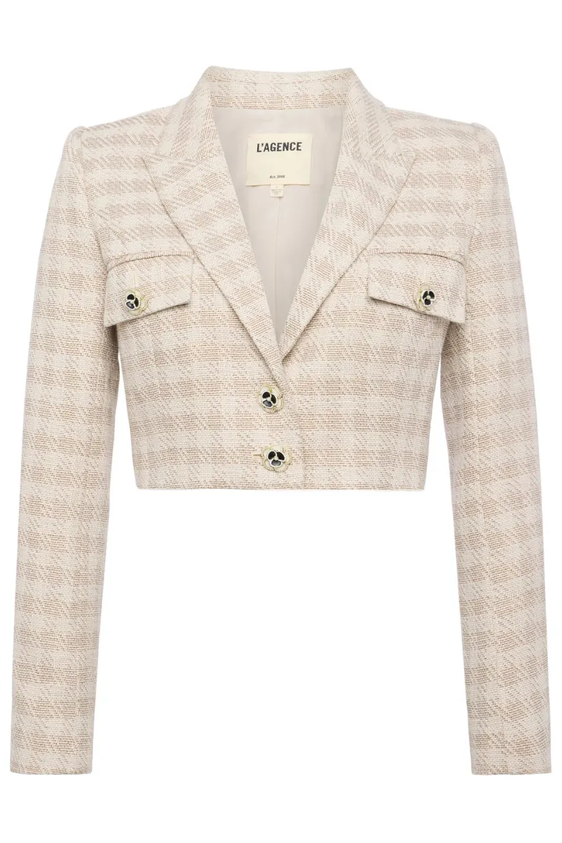 Maura Cropped Tweed Jacket