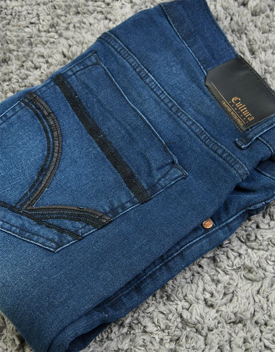 Men's Culture Denim Jeans - Dark Blue