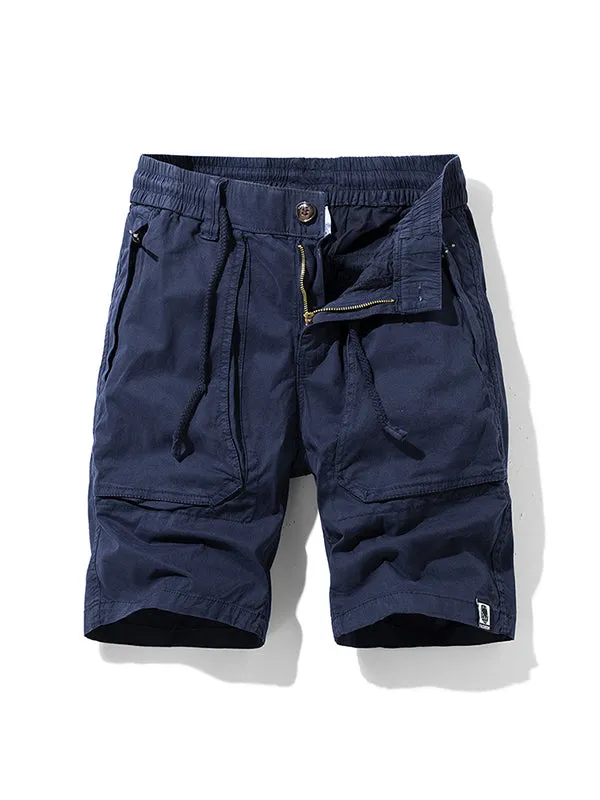 Men'S Thin Multi-Pocket Trousers Cargo Shorts