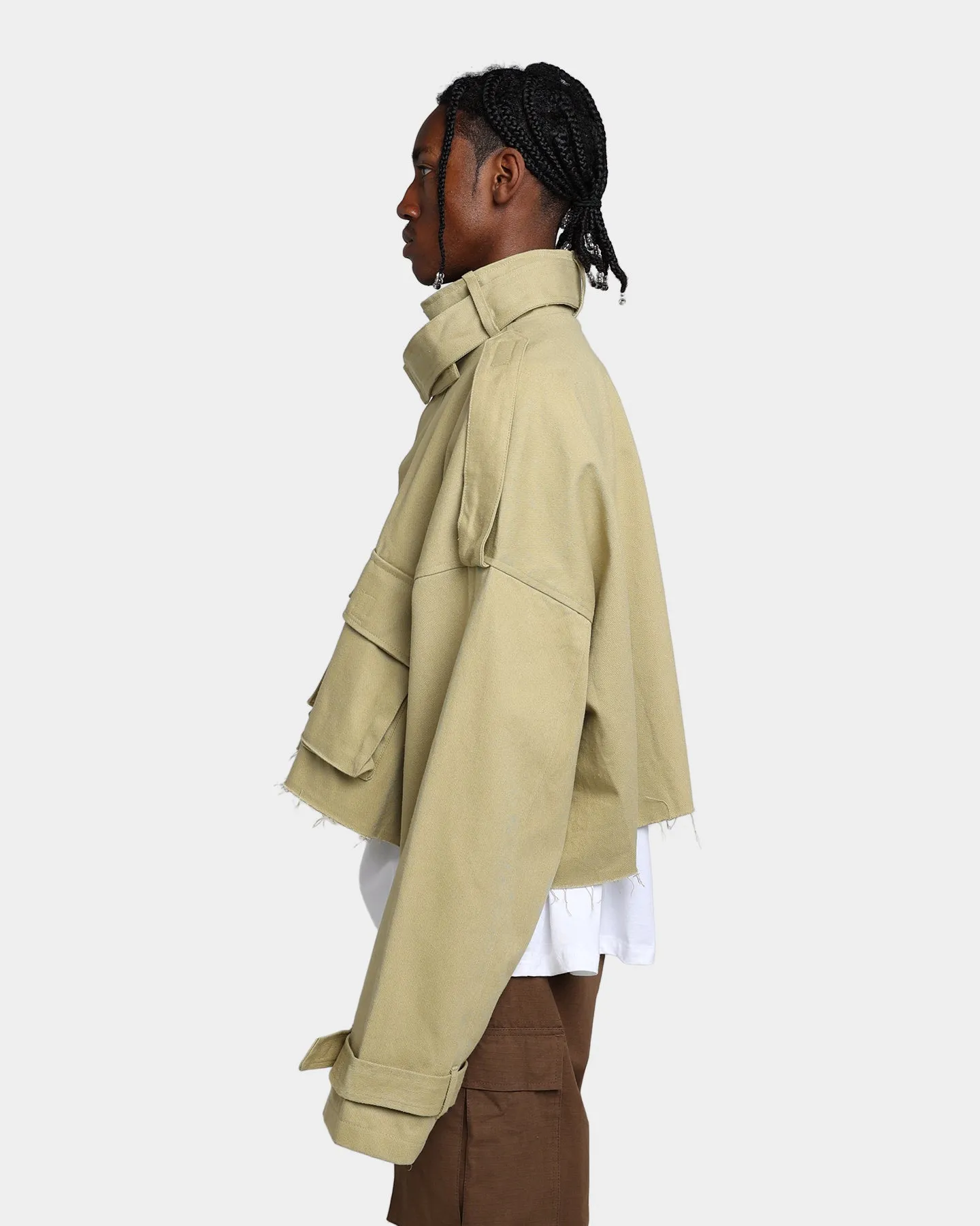 MNML Cropped M65 Jacket Khaki