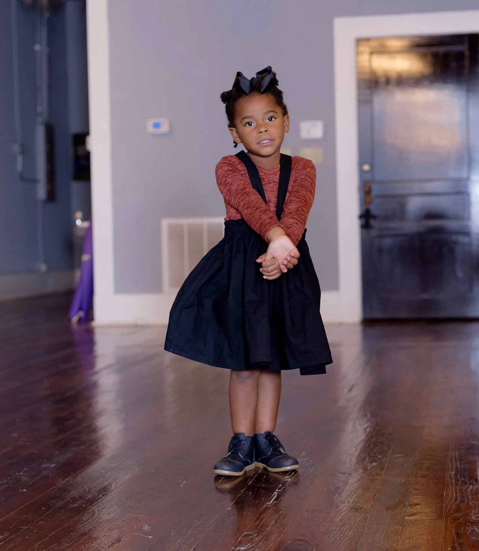 Mustard Suspender Skirt