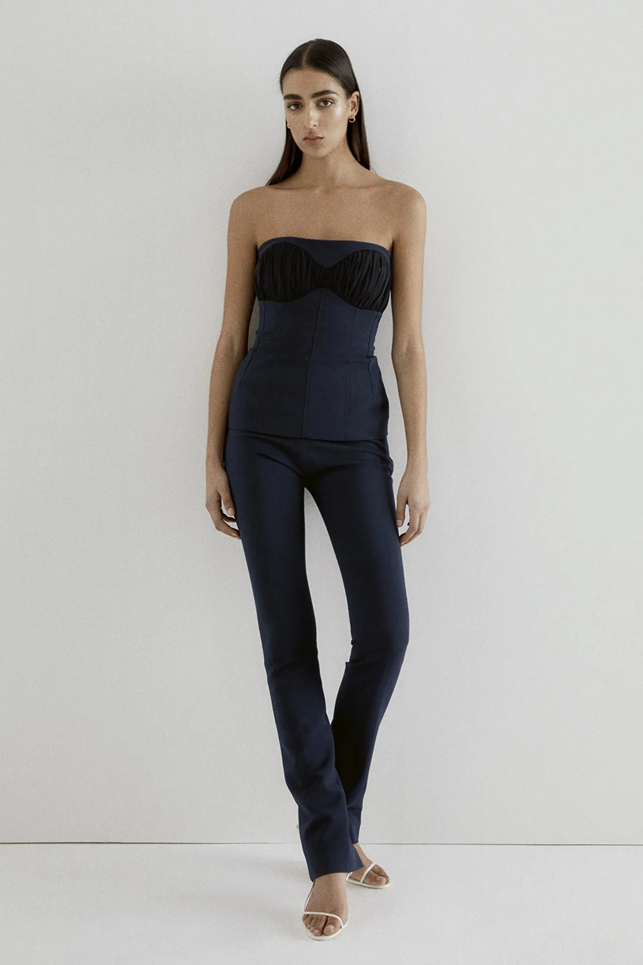 Navy Calla Trouser