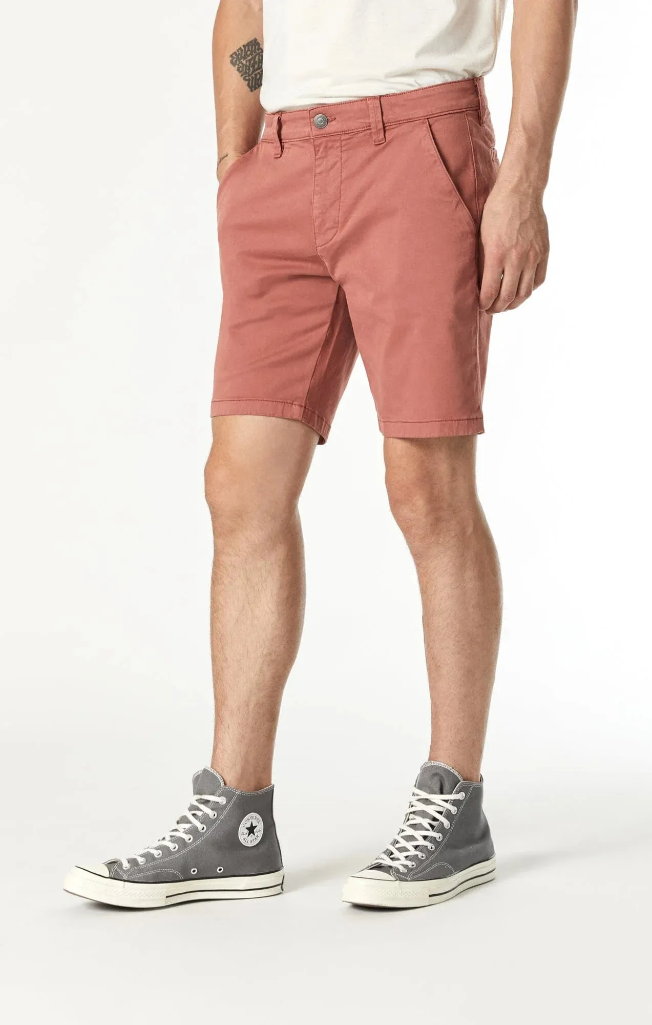 Noah Baked Clay Twill Shorts