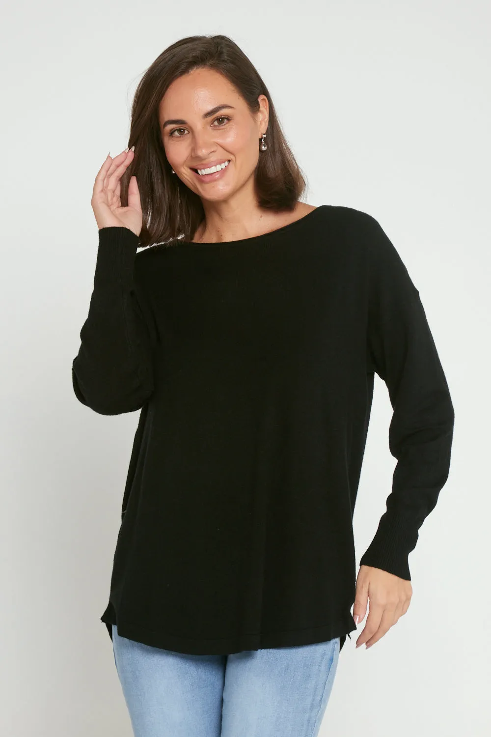 Nola Knit Jumper - Black