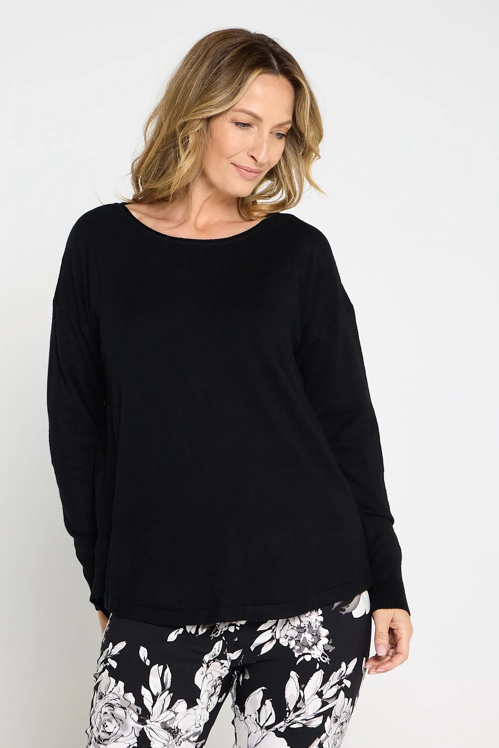 Nola Knit Jumper - Black